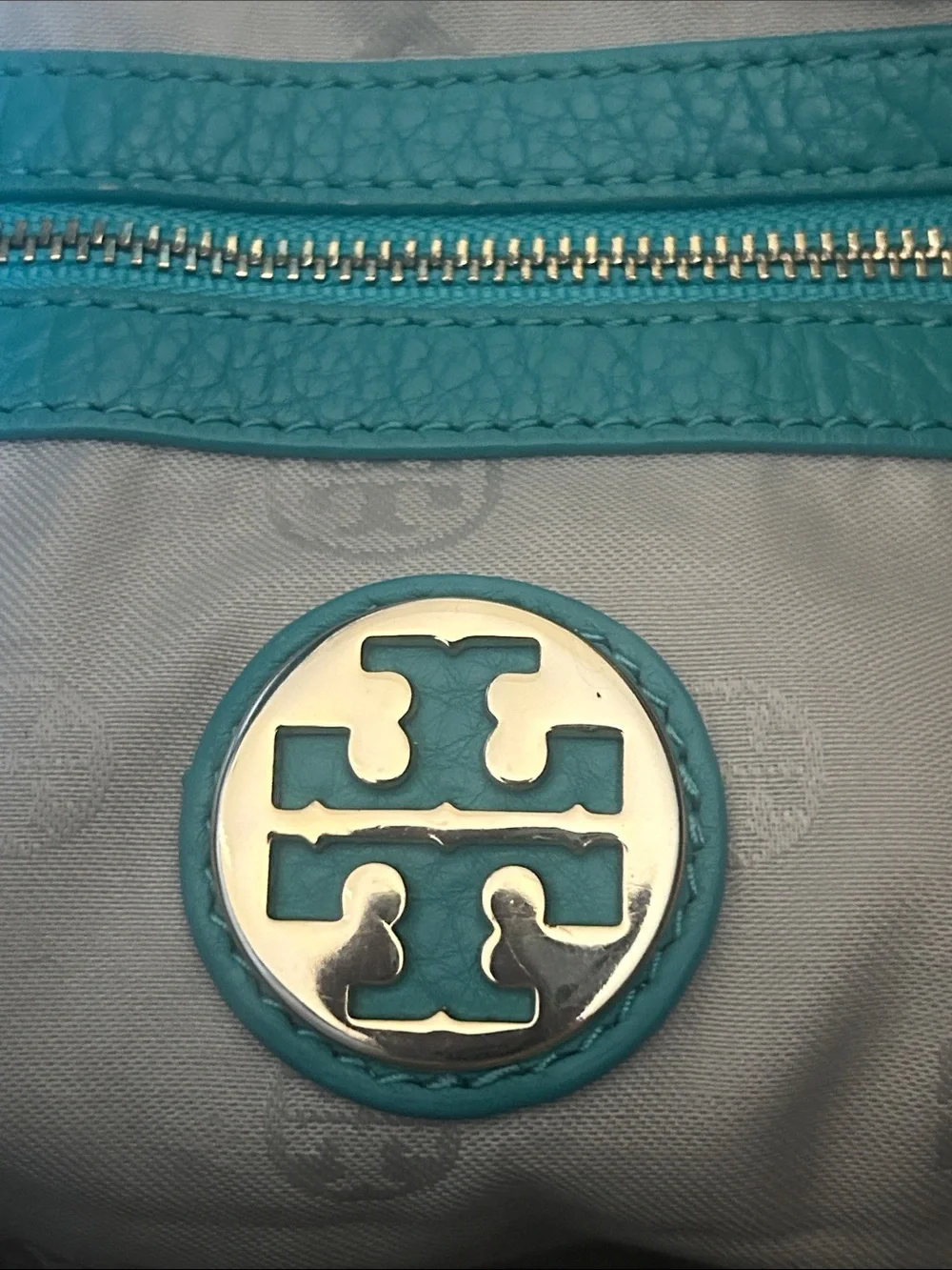 Tory Burch Amanda Crossbody Hobo in Turquoise
